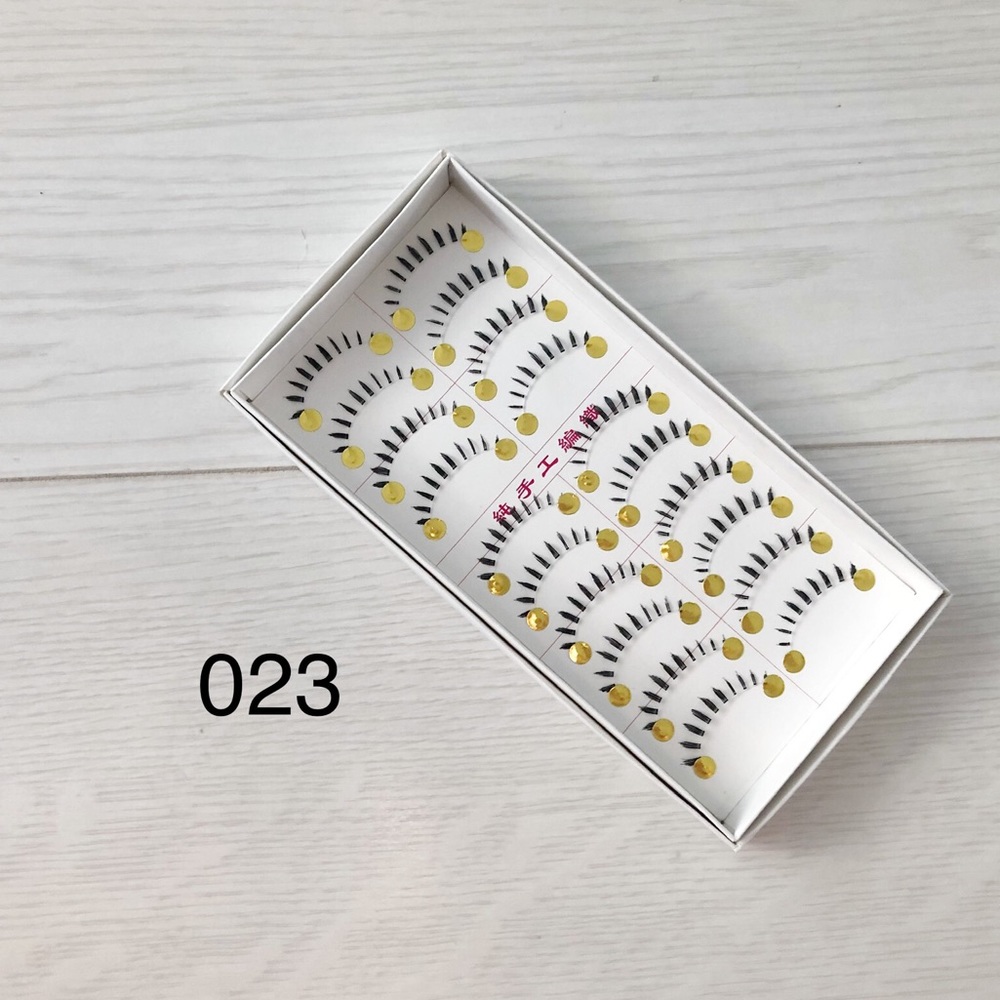 【$40 for 3】 #023 Handmade Eyelashes Lower 10 Pairs/ Pack